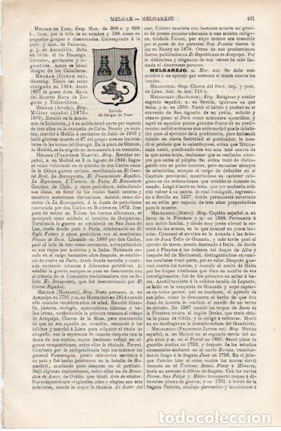 Altri oggetti di carta: LAMINA ESPASA V52517: Escudo de Melgar de Yuso