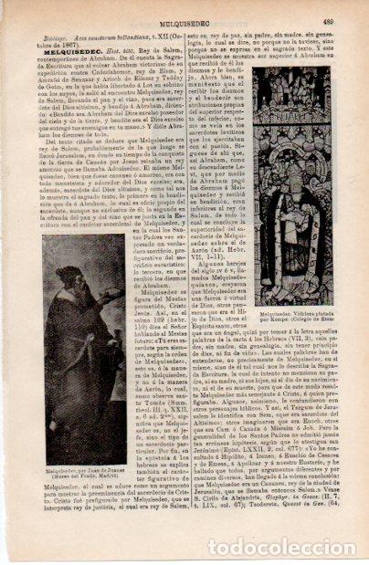 Altri oggetti di carta: LAMINA ESPASA V52527: Melquiades por Juan de Juanes