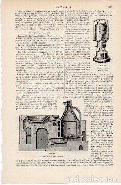 Otros art&iacute;culos de coleccionismo en papel: LAMINA ESPASA V52629: Horno para patinsonado