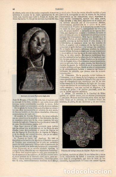 Sammelleidenschaft Andere Papierartikel: LAMINA ESPASA V52674: Relicario de Santa Fortunata