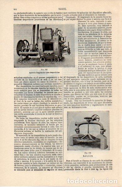 Otros art&iacute;culos de coleccionismo en papel: LAMINA ESPASA V52702: Aparato desgomador para desperdicios