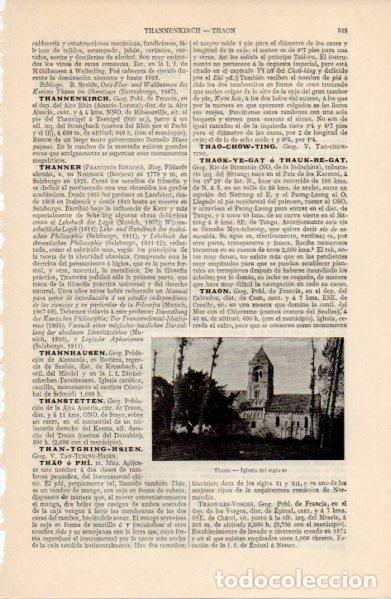 Paper Collecting Others: LAMINA ESPASA V52709: Iglesia de Thaon, Francia