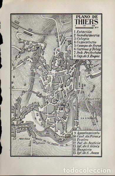 Paper Collecting Others: LAMINA ESPASA V52719: Plano de Thiers