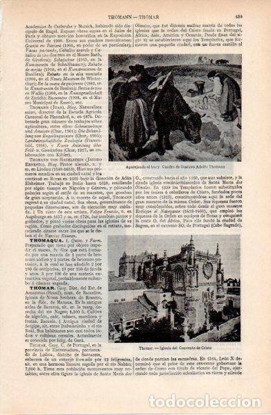 Paper Collecting Others: LAMINA ESPASA V52729: Iglesia del Convento de Cristo en Thomar, Portugal