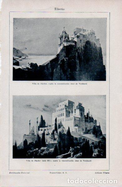 Otros art&iacute;culos de coleccionismo en papel: LAMINA ESPASA V52737: Villa de Jupiter por Veichardi