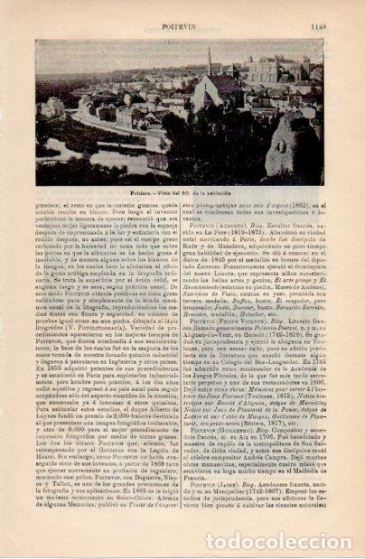 Sammelleidenschaft Andere Papierartikel: LAMINA ESPASA V52408: Vistas del So en Poitiers
