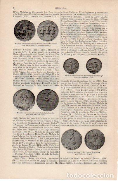 Collectionnisme Papier divers: LAMINA ESPASA V52428: Medallas conmemorativas por J. Boskam