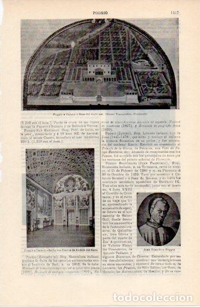 Collectionnisme Papier divers: LAMINA ESPASA V52411: Poggio a Cajano a fines del siglo XVI