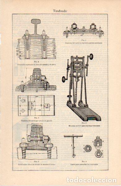 Collectionnisme Papier divers: LAMINA ESPASA V52819: Tirafondo