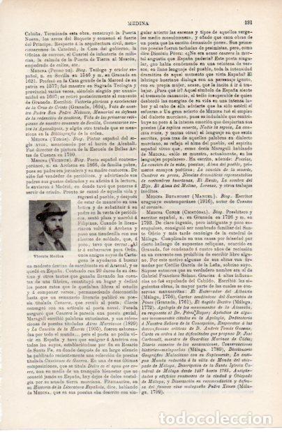 Collectionnisme Papier divers: LAMINA ESPASA V52458: Vicente Medina