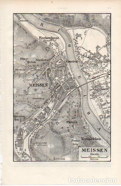 Collectionnisme Papier divers: LAMINA ESPASA V52476: Plano de Meissen