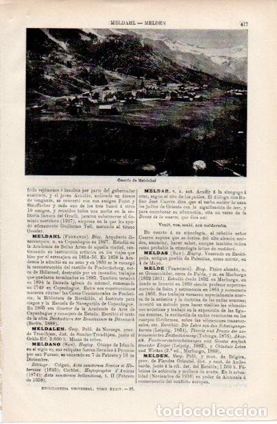 Altri oggetti di carta: LAMINA ESPASA V52515: Caserio de Melchthal