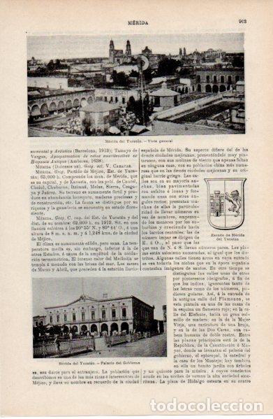 Otros art&iacute;culos de coleccionismo en papel: LAMINA ESPASA V52593: Monedas de Emerita, Merida