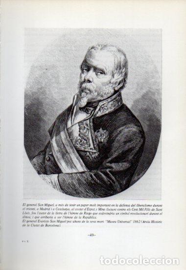 Otros art&iacute;culos de coleccionismo en papel: LAMINA V54027: Retrat del General Evaristo San MIguel - Antoni Rovira i Virgili