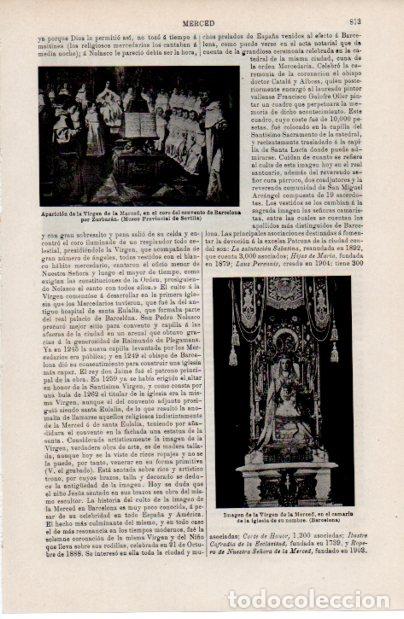Otros art&iacute;culos de coleccionismo en papel: LAMINA ESPASA V52575: Aparicion de la Virgen de la Merced por Zurbaran