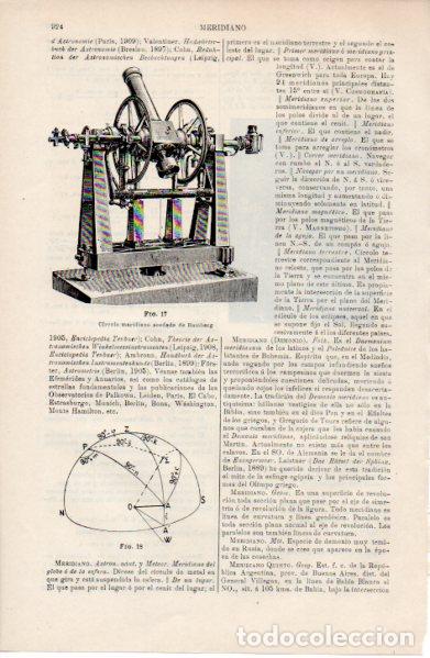 Paper Collecting Others: LAMINA ESPASA V52601: Circulo meridiano acodado de Bamberg