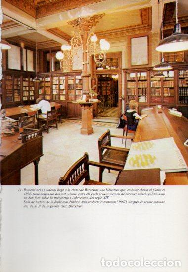 Otros art&iacute;culos de coleccionismo en papel: LAMINA V54092: Salo de lectura Biblioteca Arus, Barcelona - Antoni Rovira i Virgili