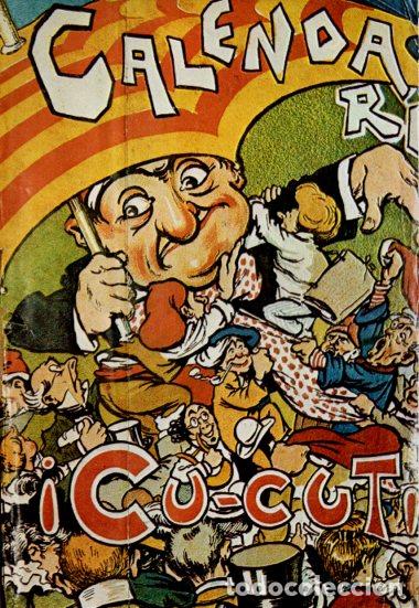 Otros art&iacute;culos de coleccionismo en papel: LAMINA V54110: Portada calendari de Cu-Cut - Antoni Rovira i Virgili