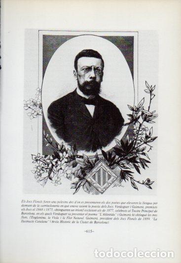 Otros art&iacute;culos de coleccionismo en papel: LAMINA V54157: Guimera president dels Jocs Florals de 1889 - Antoni Rovira i Virgili