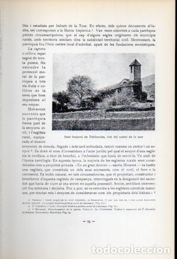 Otros art&iacute;culos de coleccionismo en papel: LAMINA V54175: Monestir de Sant Sadurni de Tabernoles - Antoni Rovira i Virgili
