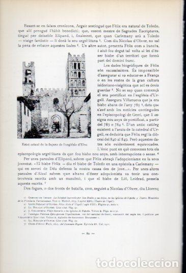 Otros art&iacute;culos de coleccionismo en papel: LAMINA V54177: Esglesia d'Elna, fa&ccedil;ana - Antoni Rovira i Virgili