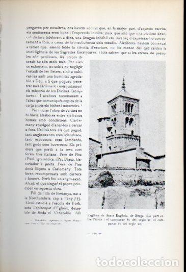 Otros art&iacute;culos de coleccionismo en papel: LAMINA V54185: Esglesia de Santa Eugenia de Berga - Antoni Rovira i Virgili