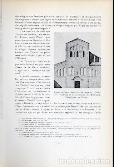 Otros art&iacute;culos de coleccionismo en papel: LAMINA V54187: Abadia de Santa Maria d'Arles, dibuix - Antoni Rovira i Virgili