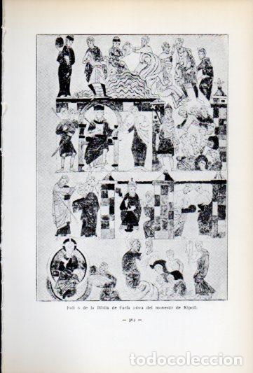 Otros art&iacute;culos de coleccionismo en papel: LAMINA V54207: Biblia de Farfa, Monestir de Ripoll foli 6 - Antoni Rovira i Virgili