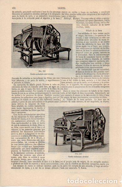 Outros artigos de papel: LAMINA ESPASA V52696: Carda acabadora semircular y circular
