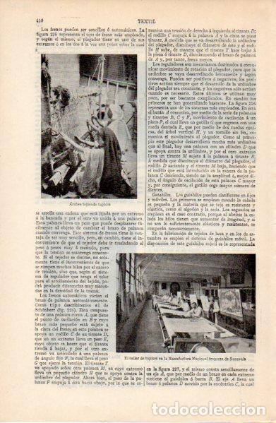 Outros artigos de papel: LAMINA ESPASA V52705: Taller de tapices en Manufactura francesa de Beauvais