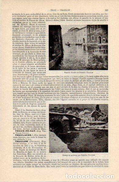 Outros artigos de papel: LAMINA ESPASA V52710: Venecia y Paisaje de invierno por F. Thaulow