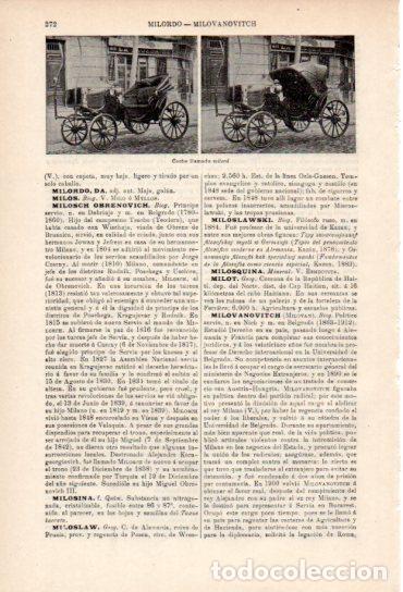 Collectionnisme Papier divers: LAMINA ESPASA V54904: Coche llamado milord - Varios