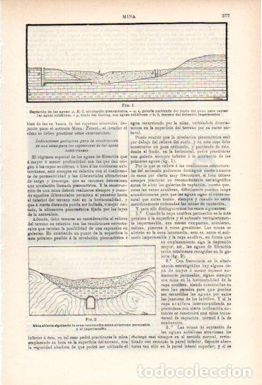 Paper Collecting Others: LAMINA ESPASA V54914: Mina captacion de las aguas - Varios