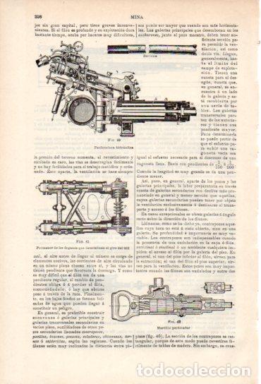 Paper Collecting Others: LAMINA ESPASA V54919: Mina, perforadora hidraulica - Varios