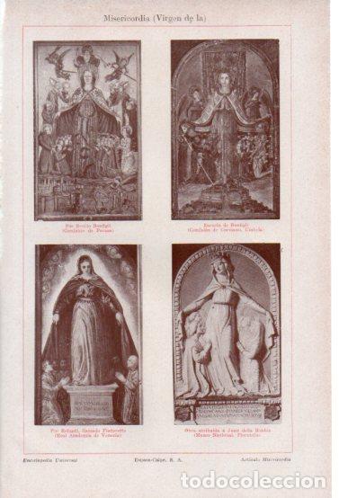 Collectionnisme Papier divers: LAMINA ESPASA V54971: La Virgen de la Misericordia - Varios