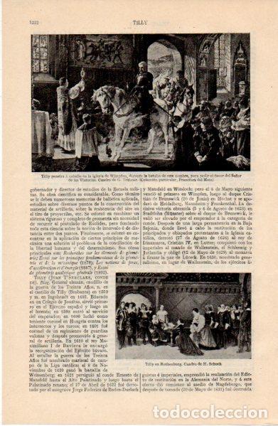 Outros artigos de papel: LAMINA ESPASA V52785: Conde Tilly