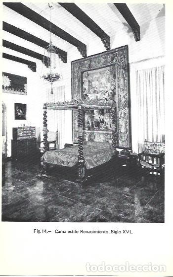 Otros art&iacute;culos de coleccionismo en papel: LAMINA 41179: Cama estilo Renacimiento del siglo XVI - VVAA