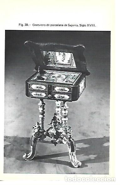 Outros artigos de papel: LAMINA 41192: Costurero de porcelana de Sajonia - VVAA