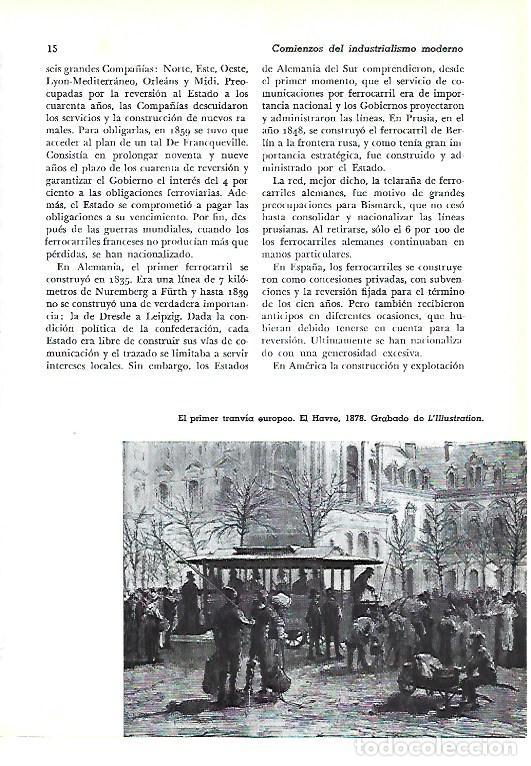 Outros artigos de papel: LAMINA 41207: El primer tranvia europeo - Pijoan