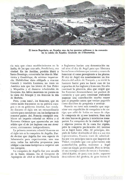 Outros artigos de papel: LAMINA 41214: El fuerte Napoleon en Argelia - Pijoan