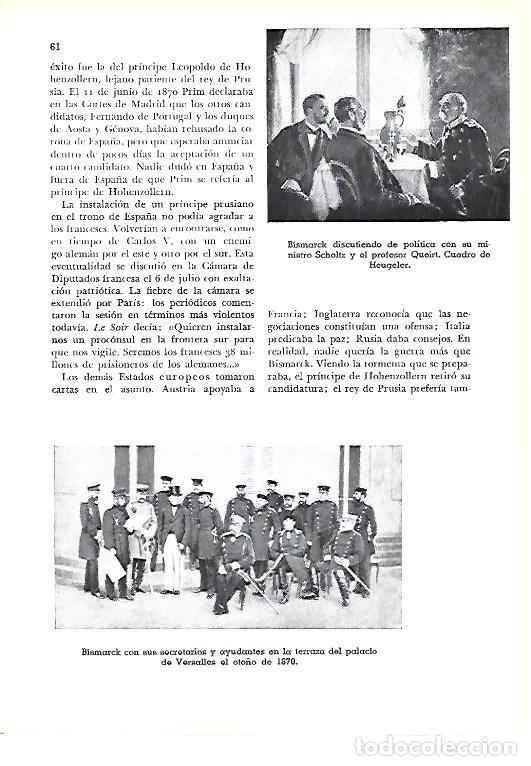 Otros art&iacute;culos de coleccionismo en papel: LAMINA 41229: Bismarck con sus secretarios - Pijoan