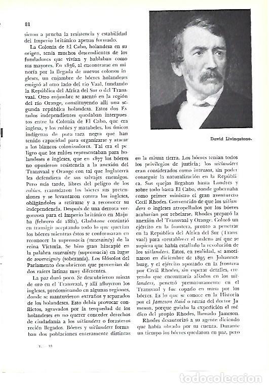 Otros art&iacute;culos de coleccionismo en papel: LAMINA 41239: David Livingstone - Pijoan