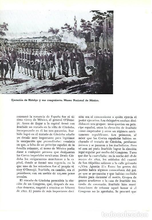 Collectionnisme Papier divers: LAMINA 41277: Ejecucion de Hidalgo y sus compa&ntilde;eros - Pijoan