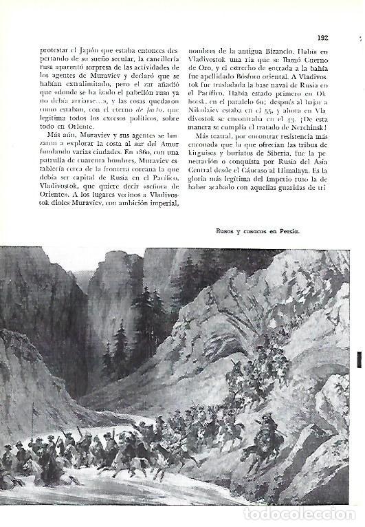 Collectionnisme Papier divers: LAMINA 41294: Rusos y cosacos en Persia - Pijoan