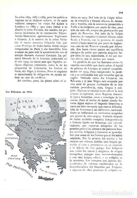 Collectionnisme Papier divers: LAMINA 41319: Mapa de los Balcanes en 1913 - Pijoan