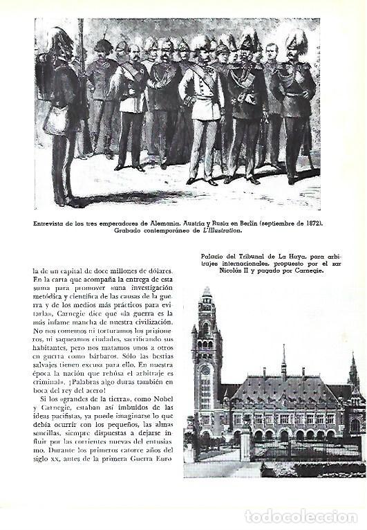 Collectionnisme Papier divers: LAMINA 41317: Entrevista de los emperadores de Alemania, Austria y Rusia - Pijoan