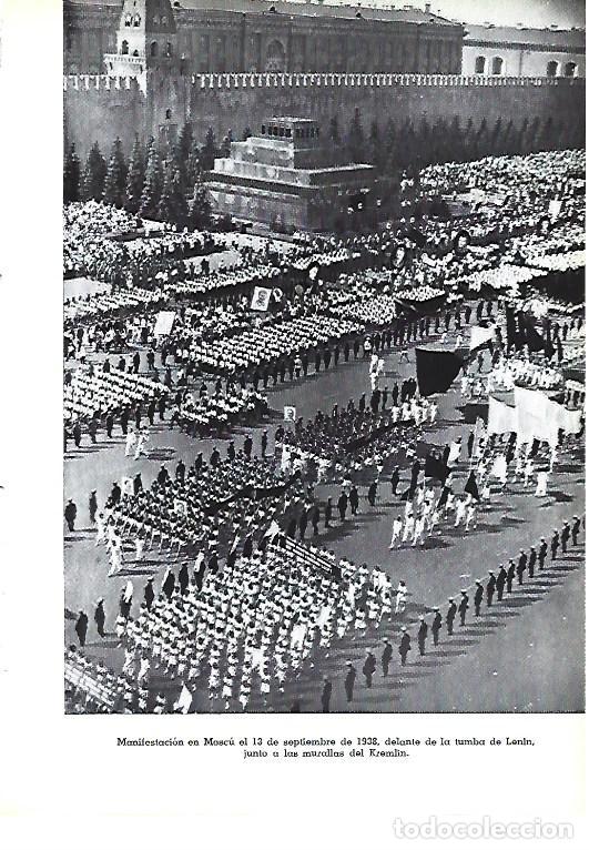 Paper Collecting Others: LAMINA 41339: Manifestacion en Moscu en 1938 - Pijoan