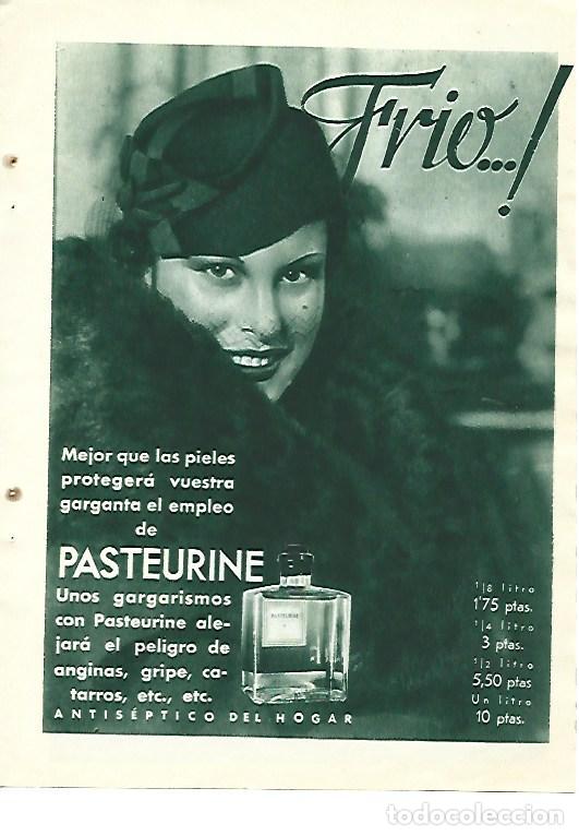 Otros art&iacute;culos de coleccionismo en papel: LAMINA 41409: Publicidad de Pasteurine - VVAA
