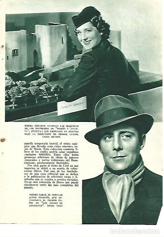 Otros art&iacute;culos de coleccionismo en papel: LAMINA 41414: Norma Shearer y Henry Garat - VVAA