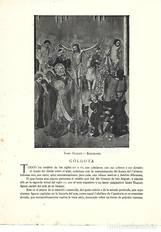 Paper Collecting Others: LAMINA 41435: Golgota, por Huguet - VVAA